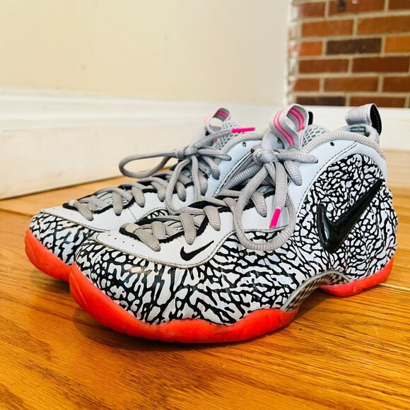 Nike Air Foamposite Pro PRM Elephant Print size 7 616750-002 OG Worn Once - Picture 9 of 16